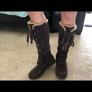 Timberland suede winter boots.